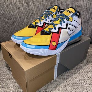 Nike LeBron 18 Low Cartoon Art Stewie Griffin CV7562-104 Size 12.5